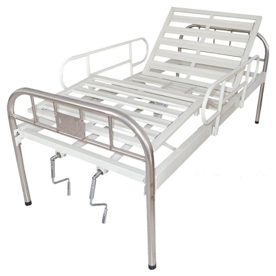 Stainless steel hospital manual bed ZC-A18 /  ZC-A19 / ZC-A20 